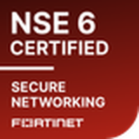 NSE 6 Certified in Secure Networking badge